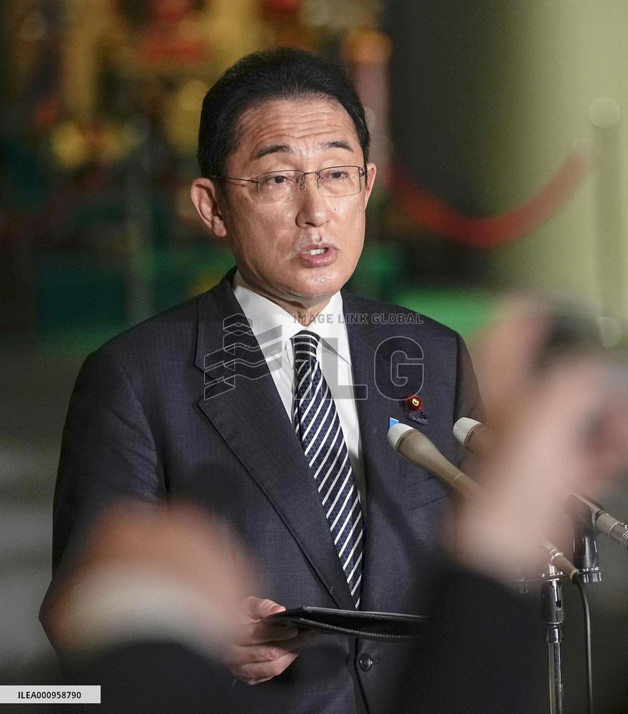 Japan PM Kishida after phone talks with Ukraine's Zelenskyy