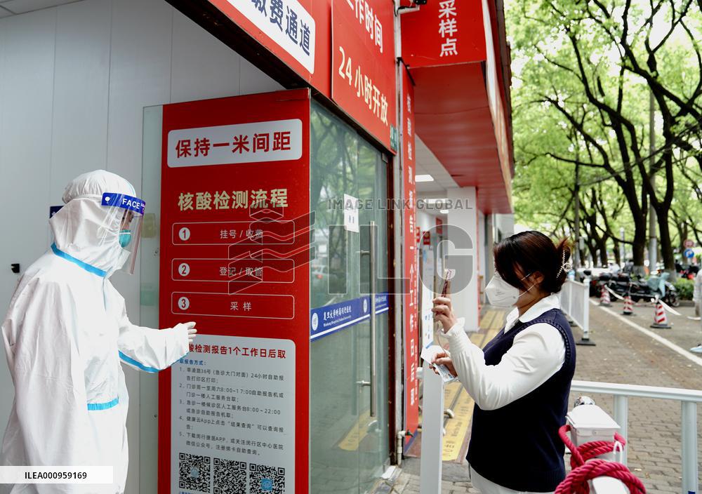 CHINA-SHANGHAI-NUCLEIC ACID TESTING SITES (CN)