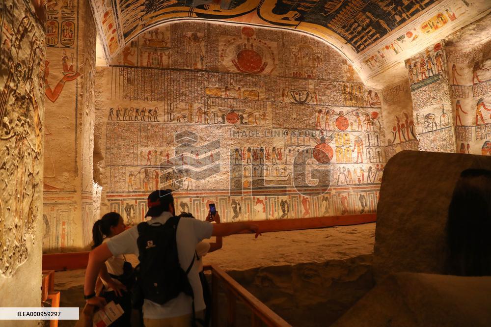 EGYPT-LUXOR-VALLEY OF THE KINGS-RAMESSES VI-TOMB