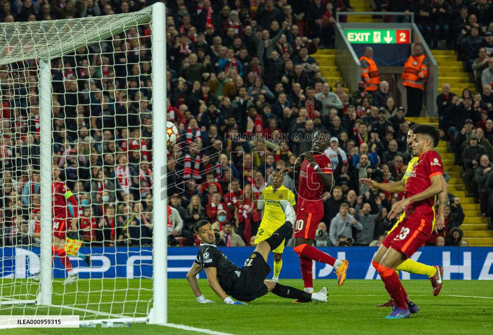 (SP)BRITAIN-LIVERPOOL-FOOTBALL-UEFA CHAMPIONS LEAGUE-LIVERPOOL VS VILLARREAL
