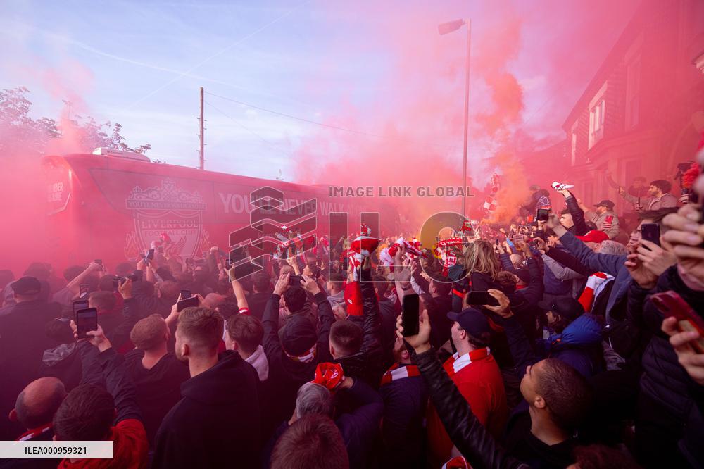 (SP)BRITAIN-LIVERPOOL-FOOTBALL-UEFA CHAMPIONS LEAGUE-LIVERPOOL VS VILLARREAL