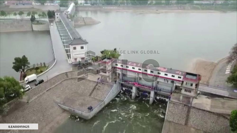 Grand Canal gets refilled with water in all dried-out sections