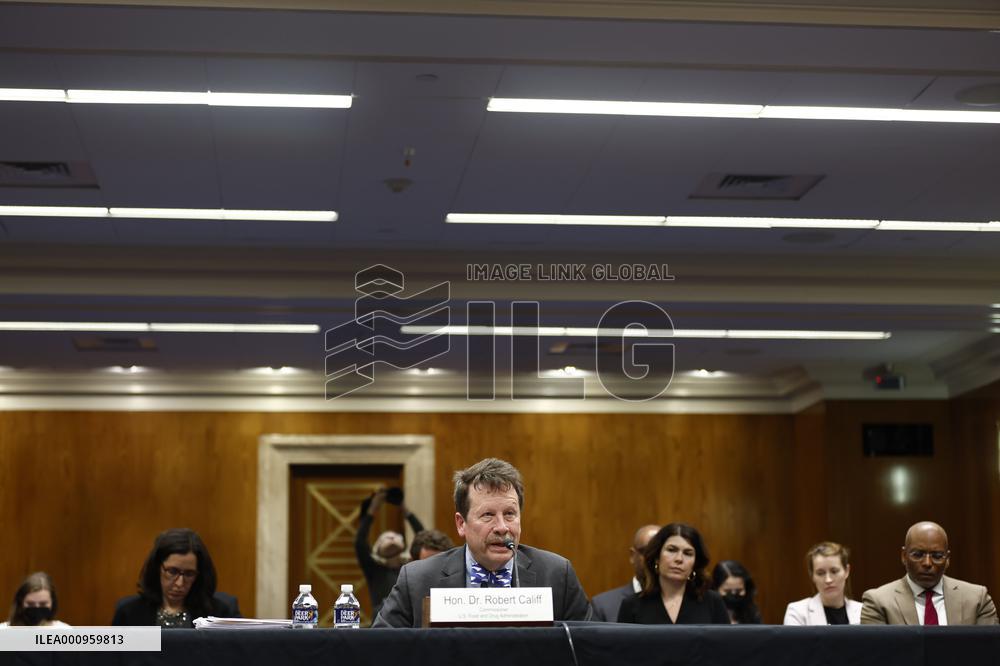 U.S.-WASHINGTON, D.C.-HEARING-FDA-COMMISSIONER
