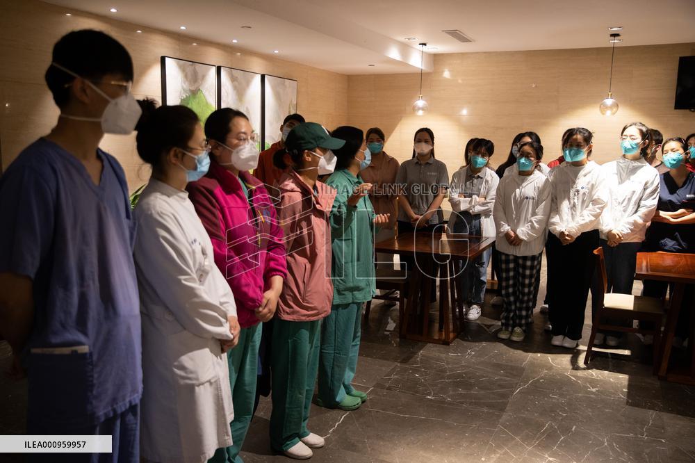 CHINA-SHANGHAI-BEICAI-WORKERS (CN)