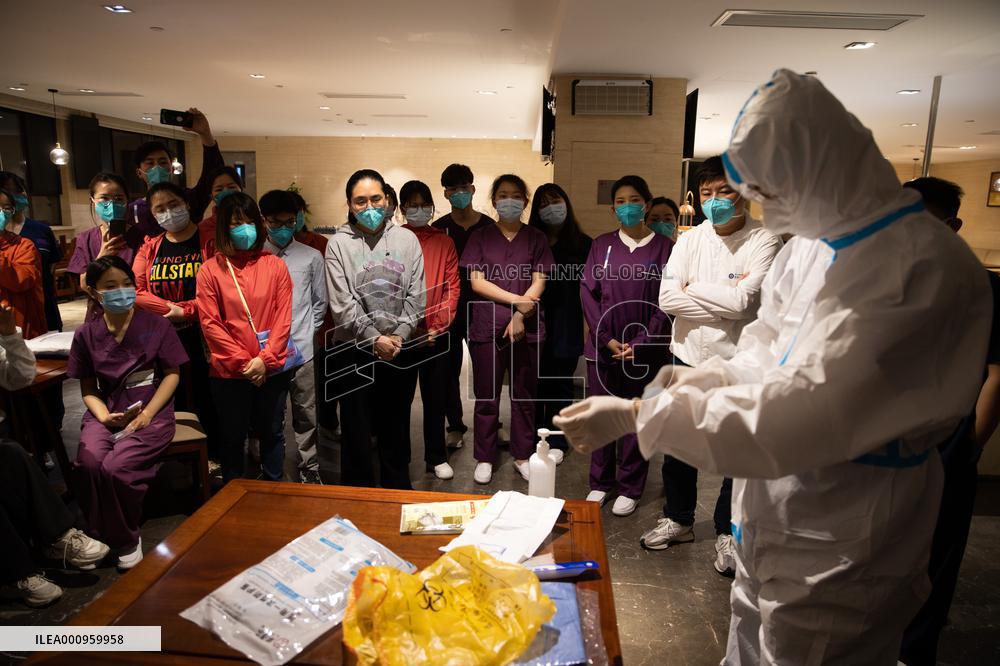 CHINA-SHANGHAI-BEICAI-WORKERS (CN)