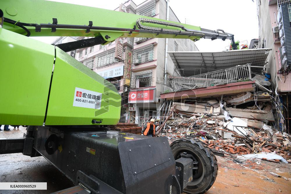 CHINA-HUNAN-CHANGSHA-BUILDING COLLAPSE (CN)