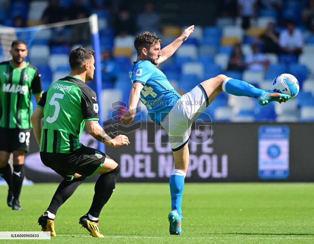 (SP)ITALY-NAPLES-FOOTBALL-SERIE A-NAPOLI VS SASSUOLO