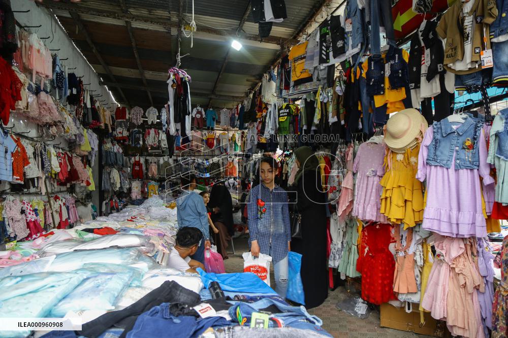 MIDEAST-GAZA-EID AL-FITR-PREPARATION