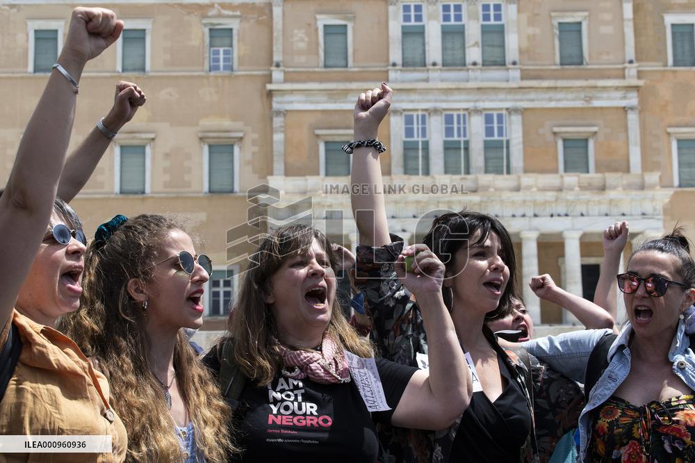 GREECE-ATHENS-LABOR DAY-DEMONSTRATION