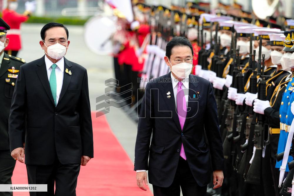 Japan PM Kishida in Bangkok