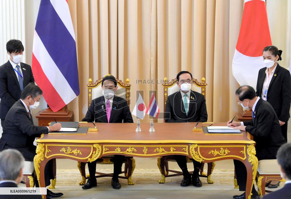 Japan PM Kishida in Bangkok