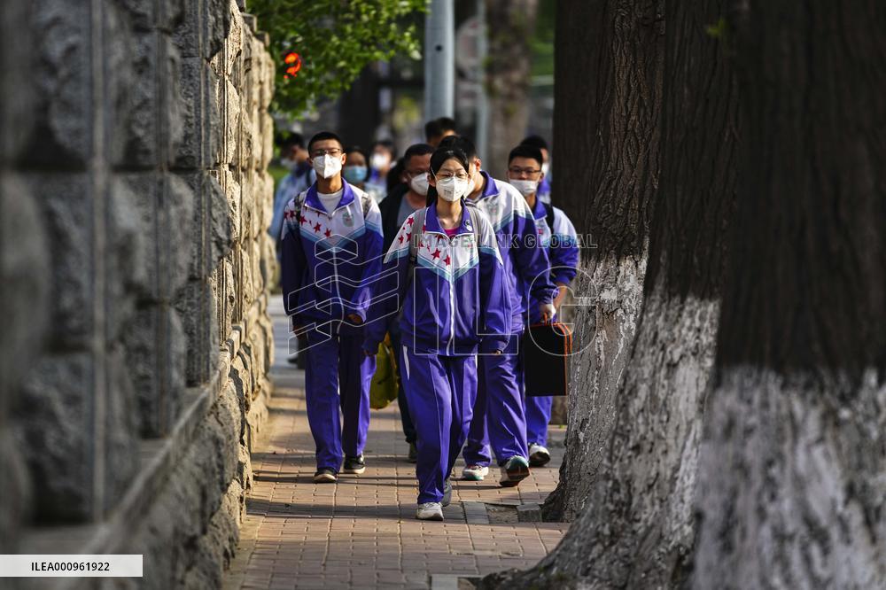 CHINA-JILIN-CHANGCHUN-COVID-19-SCHOOL-REOPEN (CN)