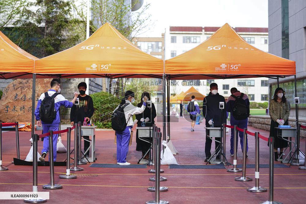 CHINA-JILIN-CHANGCHUN-COVID-19-SCHOOL-REOPEN (CN)