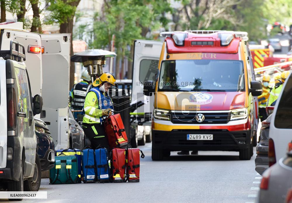 SPAIN-MADRID-EXPLOSION