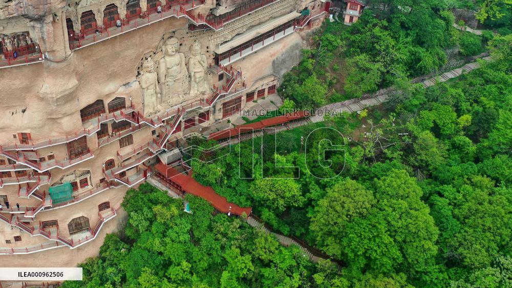 CHINA-GANSU-MAIJI MOUNTAIN GROTTOES (CN)