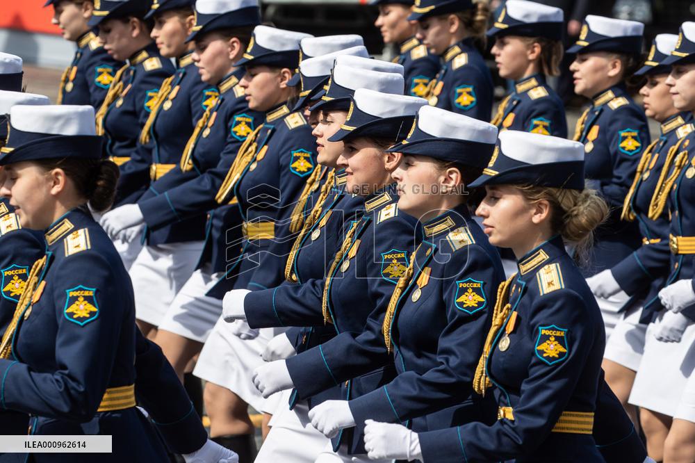RUSSIA-MOSCOW-VICTORY DAY PARADE-REHEARSAL