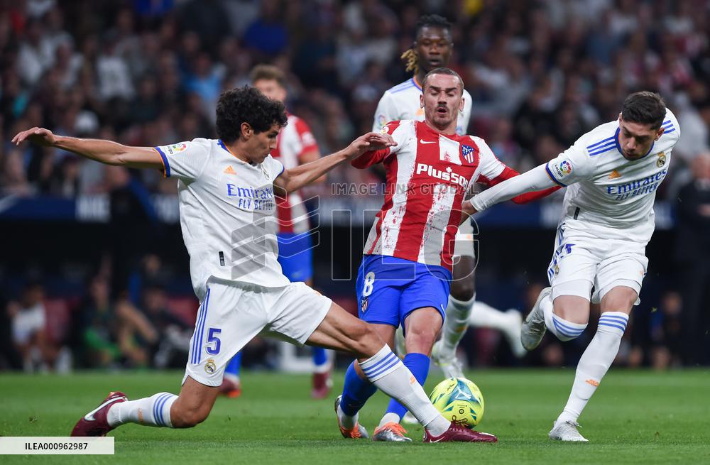 (SP)SPAIN-MADRID-FOOTBALL-SPANISH LEAGUE-ATLETICO DE MADRID VS REAL MADRID