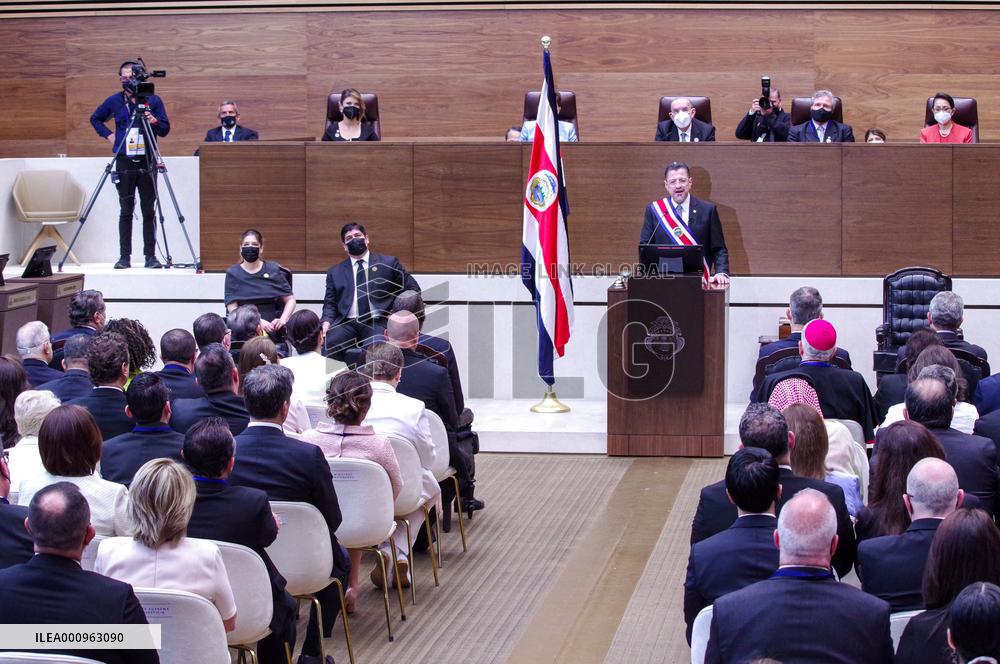 COSTA RICA-PRESIDENT-SWEARING-IN