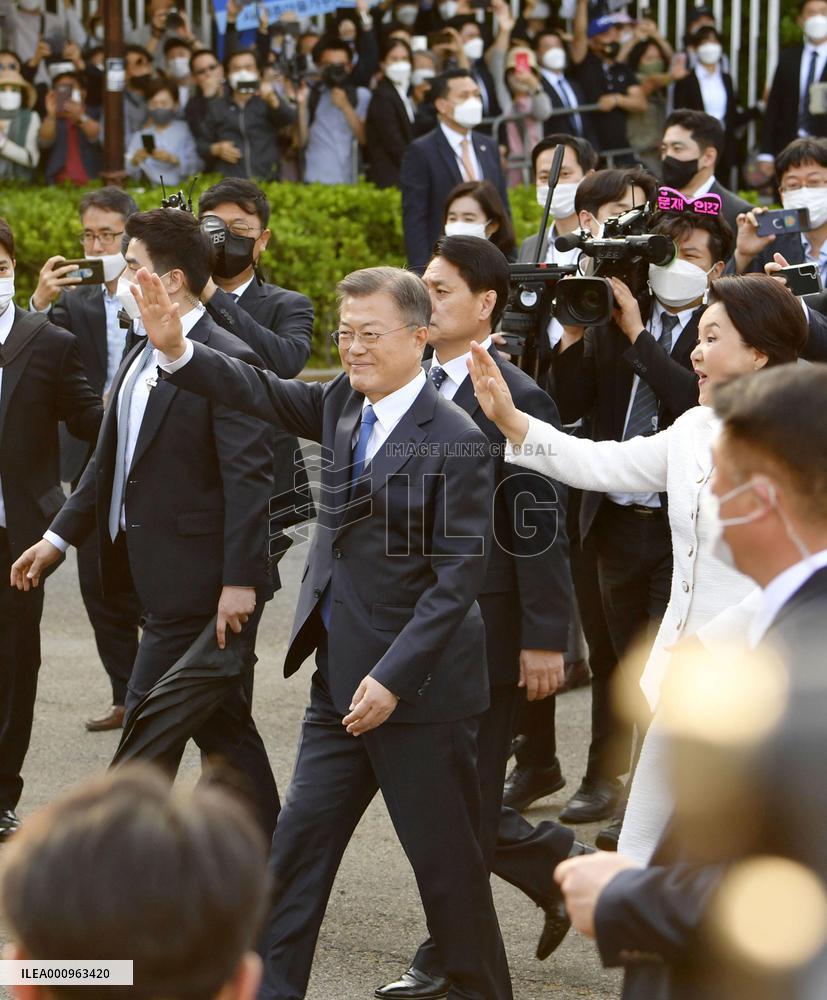South Korea's outgoing President Moon