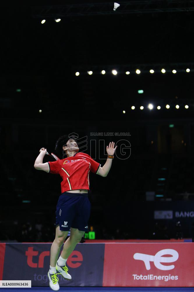 (SP)THAILAND-BANGKOK-BADMINTON-UBER CUP-GROUP B-CHN VS ESP