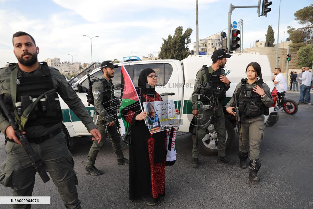 MIDEAST-JERUSALEM-PROTEST