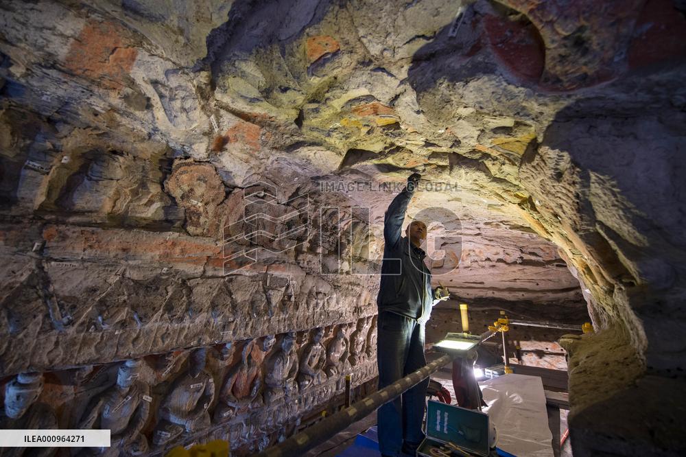 CHINA-SHANXI-DATONG-YUNGANG GROTTOES-RELICS RESTORATION (CN)