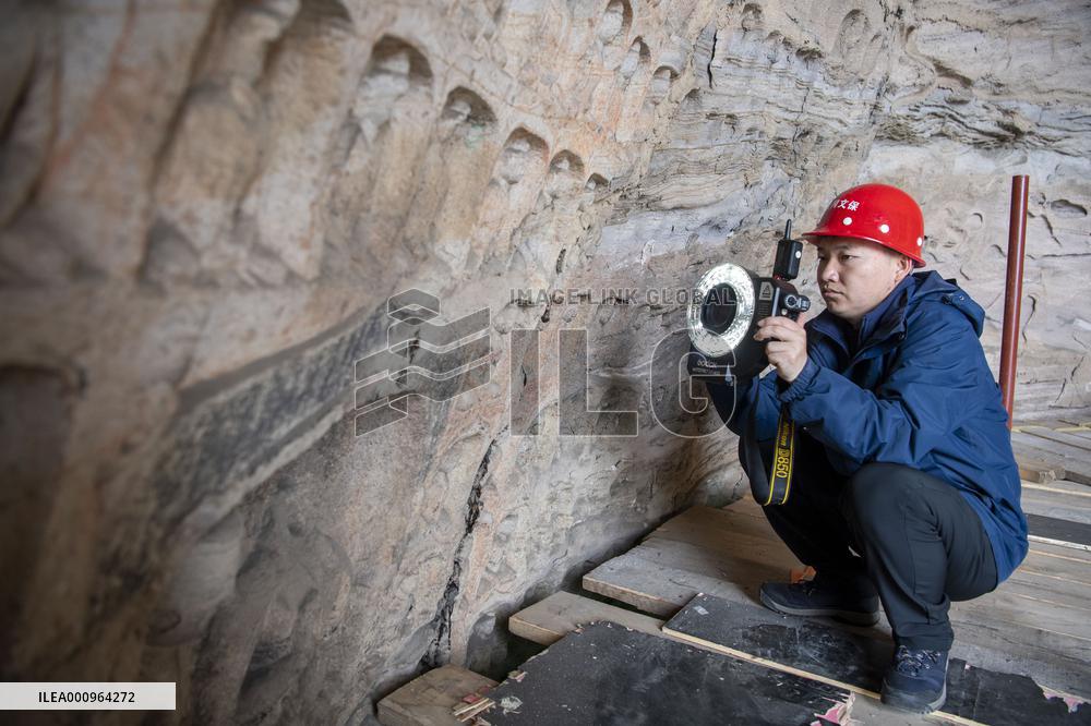 CHINA-SHANXI-DATONG-YUNGANG GROTTOES-RELICS RESTORATION (CN)