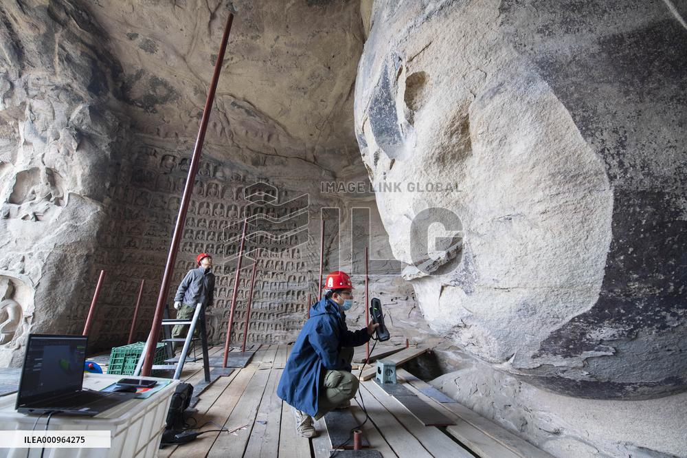 CHINA-SHANXI-DATONG-YUNGANG GROTTOES-RELICS RESTORATION (CN)