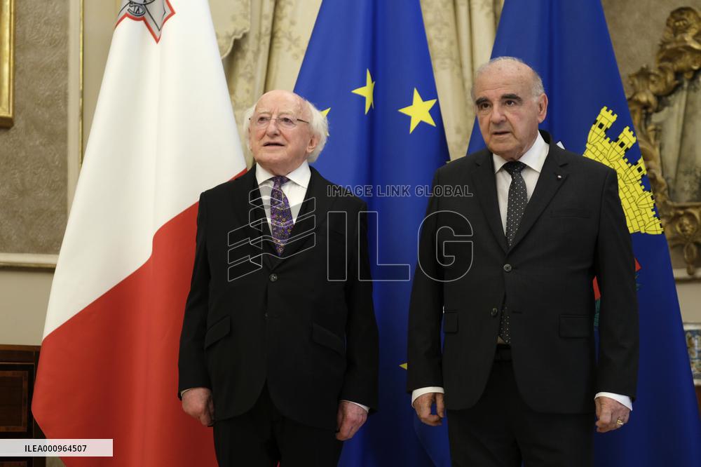 MALTA-ATTARD-IRELAND-PRESIDENT-VISIT