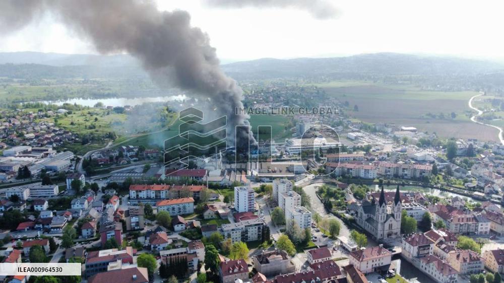 SLOVENIA-CHEMICAL FACTORY-EXPLOSION