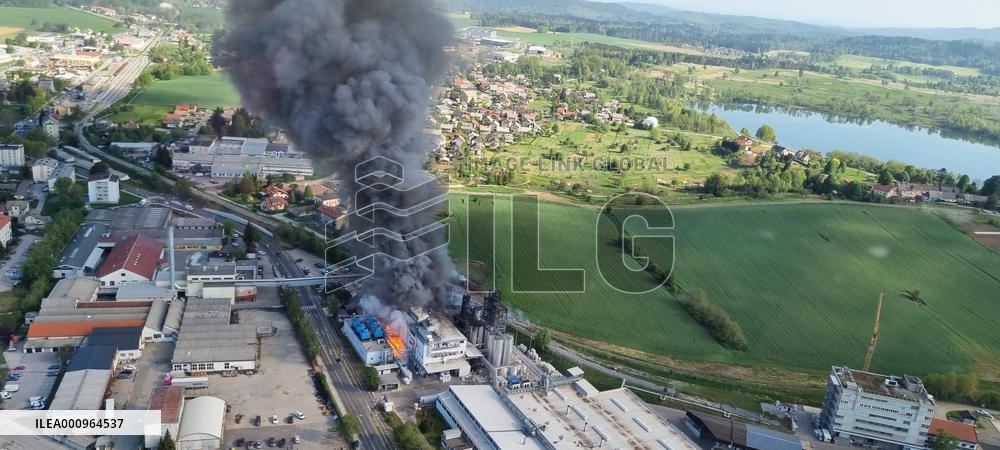 SLOVENIA-CHEMICAL FACTORY-EXPLOSION