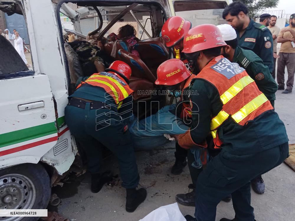 PAKISTAN-PUNJAB-GUJRANWALA-ROAD ACCIDENT