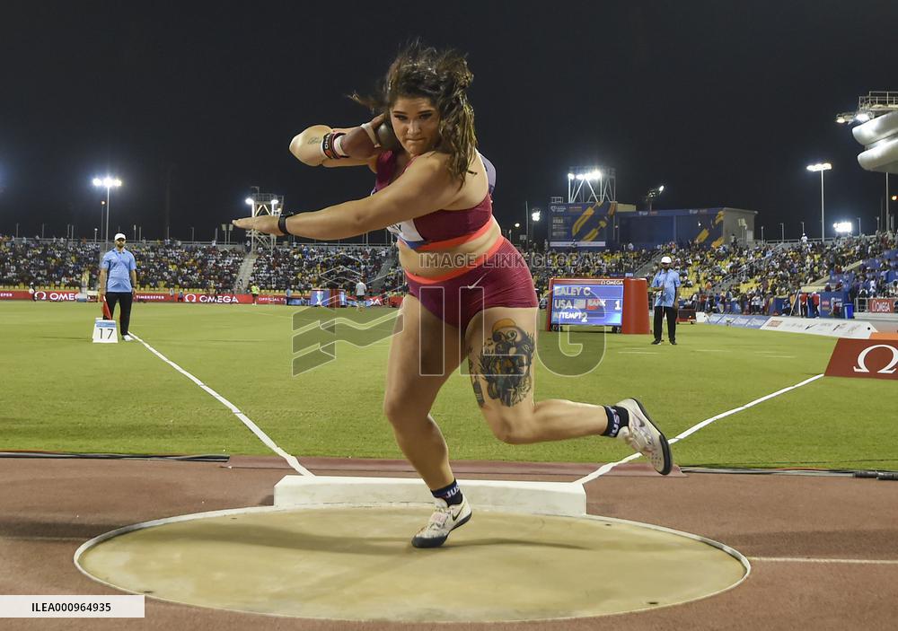 (SP)QATAR-DOHA-ATHLETICS-DIAMOND LEAGUE-WOMEN'S SHOT PUT