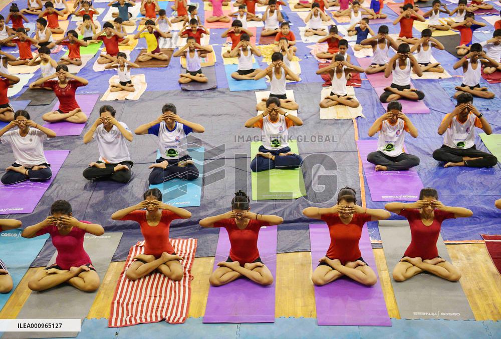 INDIA-AGARTALA-YOGA