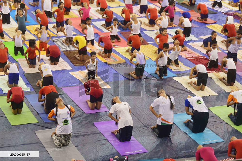 INDIA-AGARTALA-YOGA