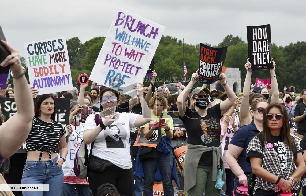 Pro-choice rally in Washington