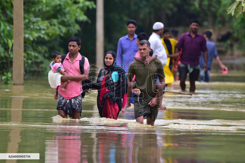 INDIA-ASSAM-NAGAON-FLOOD