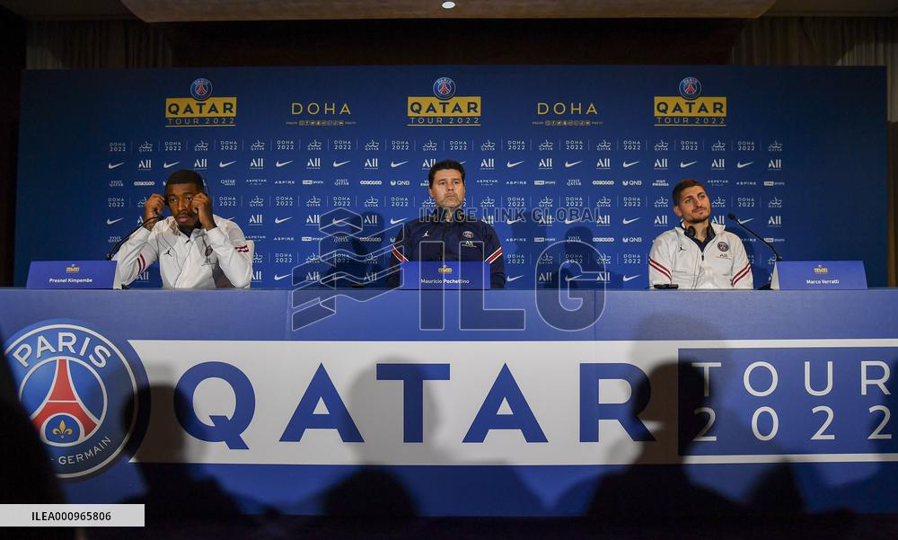 (SP)QATAR-DOHA-FOOTBALL-PARIS SAINT GERMAIN-CONFERENCE