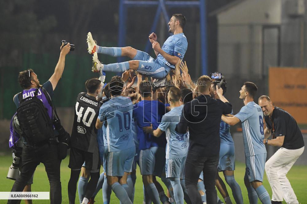 (SP)CROATIA-SIBENIK-FOOTBALL-DINAMO ZAGREB-CHAMPION