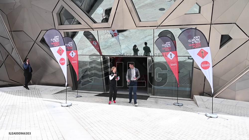 FIFA World Cup trophy arrives in Kuwait