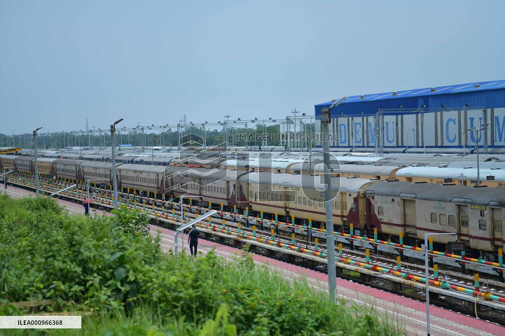 INDIA-AGARTALA-TRAINS-CANCELLATION