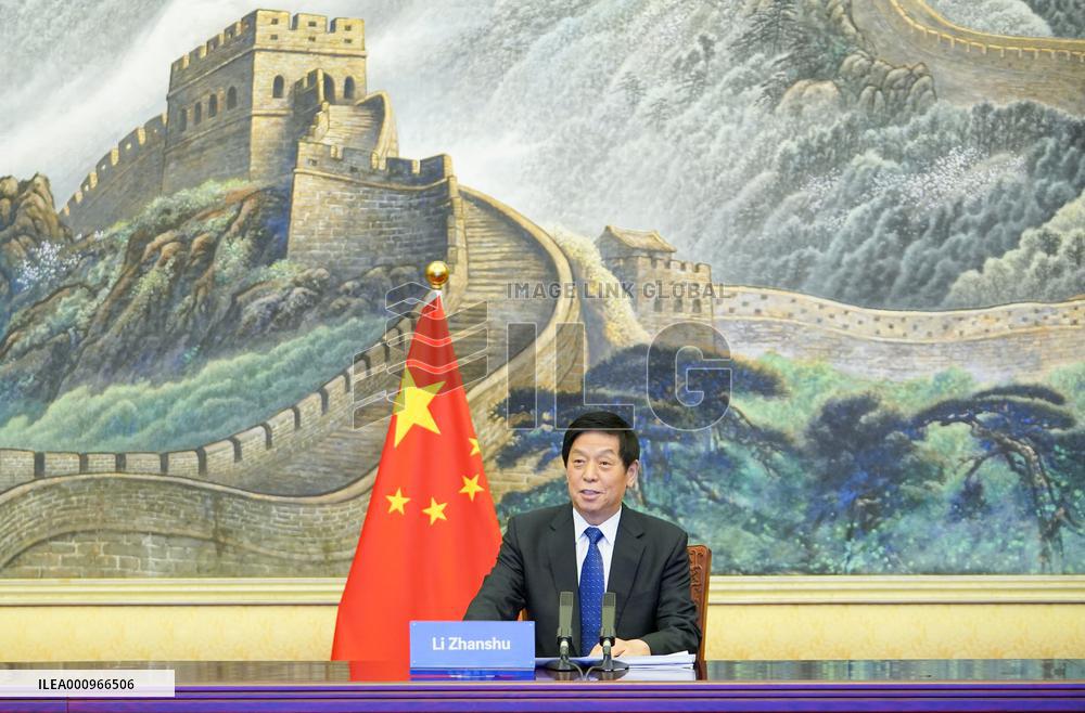 CHINA-BEIJING-LI ZHANSHU-TAJIK NATIONAL ASSEMBLY-TALKS (CN)