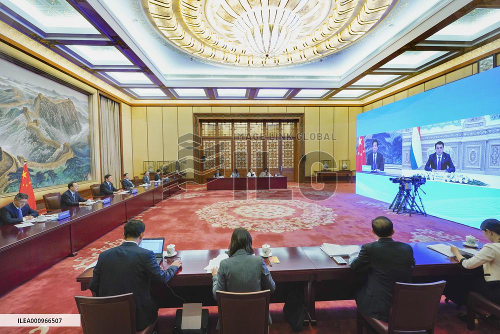 CHINA-BEIJING-LI ZHANSHU-TAJIK NATIONAL ASSEMBLY-TALKS (CN)
