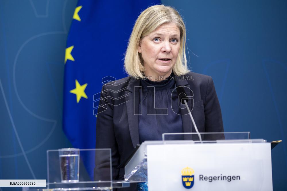 SWEDEN-STOCKHOLM-FINLAND-NATO-MEMBERSHIP-APPLICATION