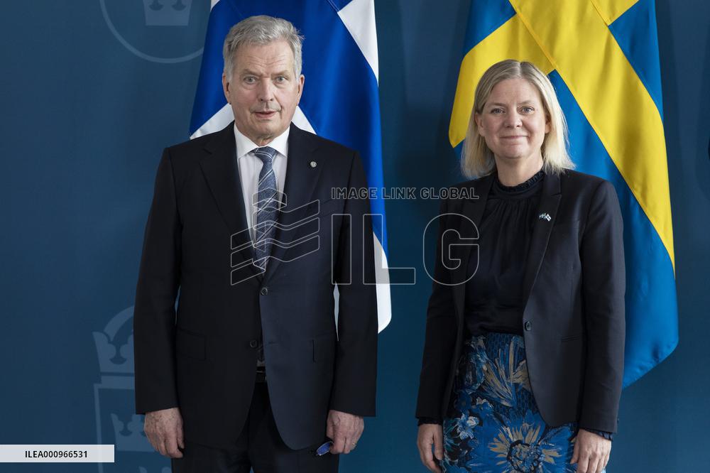SWEDEN-STOCKHOLM-FINLAND-NATO-MEMBERSHIP-APPLICATION