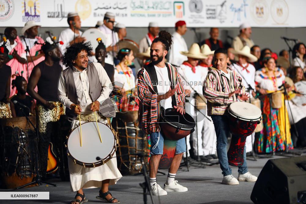 EGYPT-CAIRO-INTERNATIONAL FESTIVAL FOR DRUMS AND TRADITIONAL ARTS-OPENING