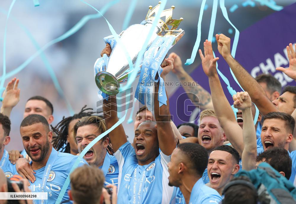 (SP)BRITAIN-MANCHESTER-FOOTBALL-PREMIER LEAGUE-MANCHESTER CITY VS ASTON VILLA