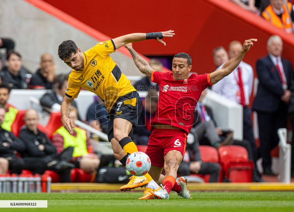 (SP)BRITAIN-LIVERPOOL-FOOTBALL-PREMIER LEAGUE-LIVERPOOL VS WOLVERHAMPTON WANDERERS