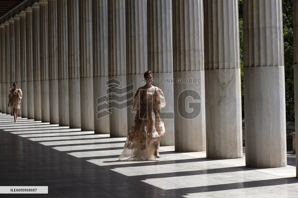 GREECE-ATHENS-ANCIENT AGORA-FASHION SHOW