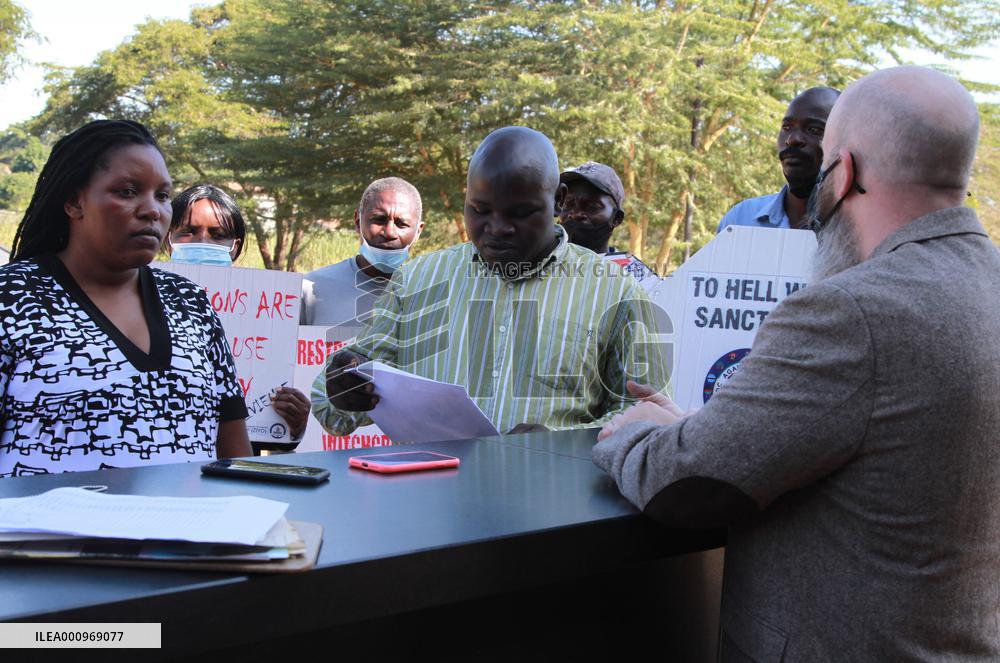 ZIMBABWE-HARARE-PROTEST-ANTI-SANCTIONS
